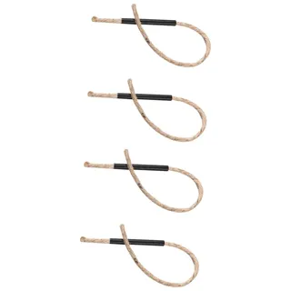CONGARTENO 4 Satz Zunder Überlebensdochtseil mit Aluminiumlegierung Tragbare Dochtkordel für Camping und Outdoor Vielseitiger Feuerstarter Außen für Survival und Notfälle