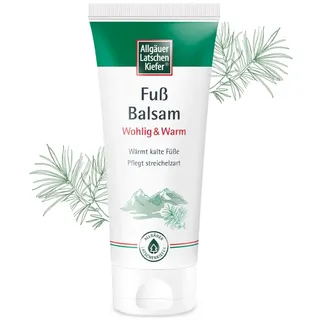 Allgäuer Latschenkiefer Fußbalsam Wohlig & Warm - Spendet Wärme - mit Pflegekomplex - 100 ml