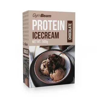 GymBeam Protein-Eiscreme - Protein-Eispulver-Mischung zur Zubereitung von Proteineis, über 50% Protein, weniger Zucker, einfach zuzubereiten, ideal für Fitness-Enthusiasten, 500 g Schokolade