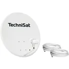 Technitenne 60 Bundle inkl. Universal Twin-LNB 60 cm Stahl Sat-Spiegel  (Grau)