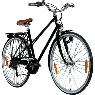 Galano Damenfahrrad 28 Zoll Stadtrad 155 - 185 cm Cityrad Bike Galano Florenz black 48cm