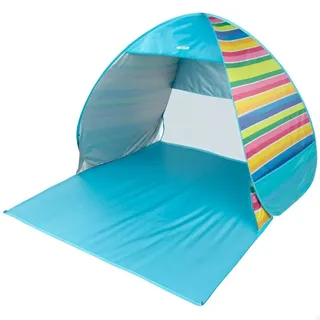 AKTIVE Strandzelt, Pop-up, 140x160x110 cm, 2 Personen, UV50-Schutz, Moskitonetz hinten, 200 mm Wassersäule, Polyester, Tragetasche, Faltzelte (62378)
