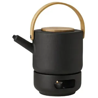Stelton Kanne Teekanne Theo mit Stövchen (2-teilig)
