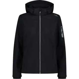 CMP Damen Softshell Hoodie Jacke (Größe 4XL, schwarz)