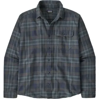 Patagonia LW Fjord Flannel Hemd paw: smolder blue L