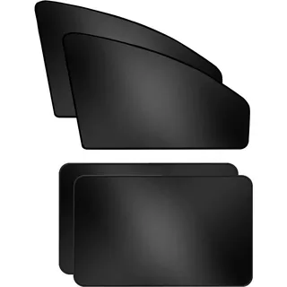 ZATOOTO Sonnenschutz Auto Seitenscheibe - 4 Stück Auto Sichtschutz Fenster, Sonnenschutz Magnetisch Baby für Scheiben Verdunklung, UV Schutz