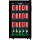 Solva Homeline G-KS1696sw Gastro Stand-Flaschenkühlschrank mit Glastür
