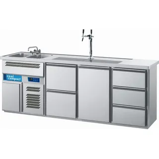 Cool Compact Getränketheke GTM731L(R)81 - 1 Becken