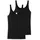 Trägertop Tops 2er-Pack Modal Essentials in Schwarz Gr 48