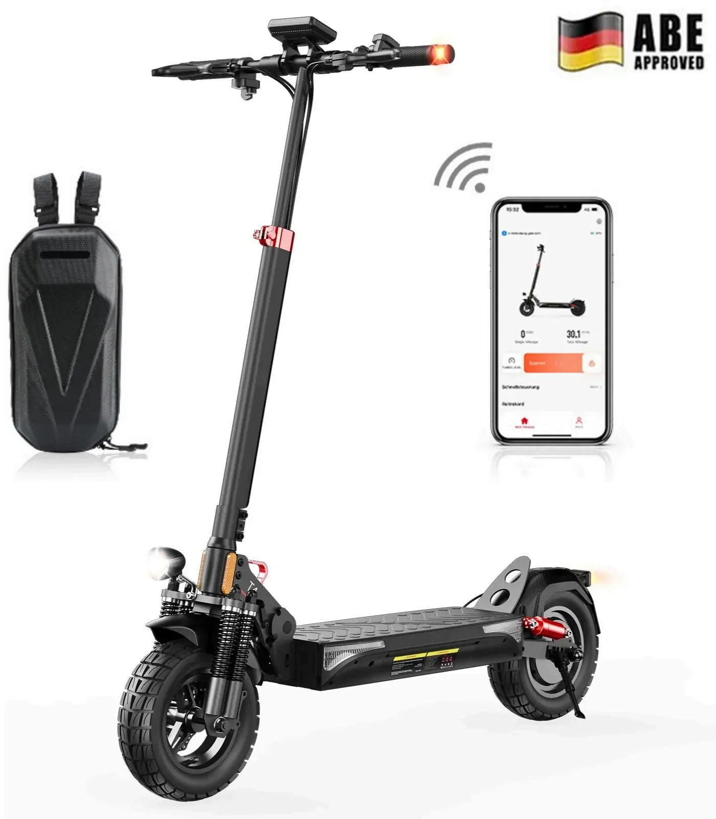 isinwheel T4 500W 70KM Offroad E-Scooter Mit Straßenzulassung (ABE,eKFV)