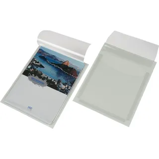 Eichner Dehnfaltentasche 9218-02013 A4, selbstklebend, transparent 10 Stück