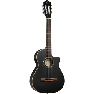 Ortega RCE125SBK-3/4 Satin Black