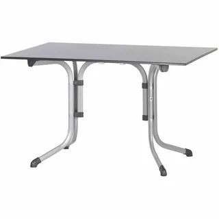 Sieger Boulevard-Klapptisch mit vivodur-Platte 120 x 80 x 73 cm graphit/schieferdekor anthrazit
