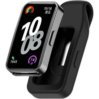 BDIG Clip Halter Kompatibel mit Huawei Band 10 Armband/Band 9/Band 8, Tragbare Schutzhülle, Sportclip, Weiches Silikon, Anti-Fall & Anti-Kratzer, Waschbar