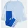 Baby Kids Jogginganzug Glow blue/white 2-3 Years