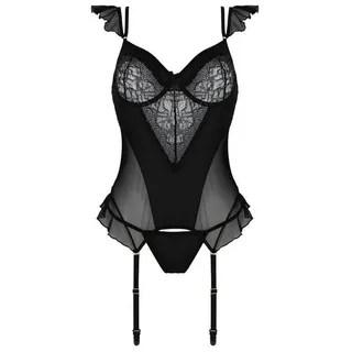 Casmir Corsage Casmir - CA Kitasana corset & thong black-purple lila|schwarz XXL