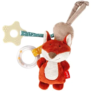 Sigikid 43169 Babyaktivspielzeug Anhänger Fuchs rot