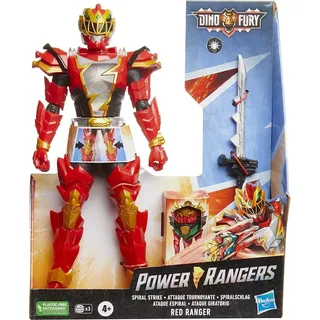 Hasbro - Power Rangers Dino Fury Spiralschlag Roter Ranger