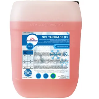 Solarflüssigkeit Flachkollektor Röhrenkollektor 25 l rot Gemisch bis -32° C