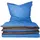 Renforcé blau/anthrazit 135 x 200 cm + 80 x 80 cm