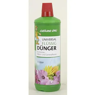 Grüner Jan 12x 1L Grüner Jan Flüssigdünger Blumen Zimmer-, Balkon- & Gartenpflanzen