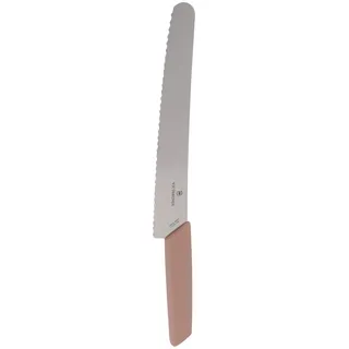 VICTORINOX  Swiss Modern, Brot- und Konditormesser, 26cm, Wellen, aqua #SG