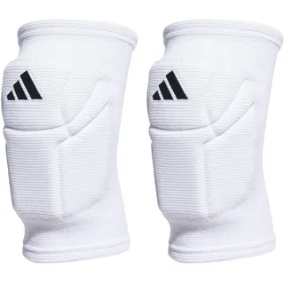 adidas Unisex Elite Volleyball Knieschoner, Weiß/Schwarz, M