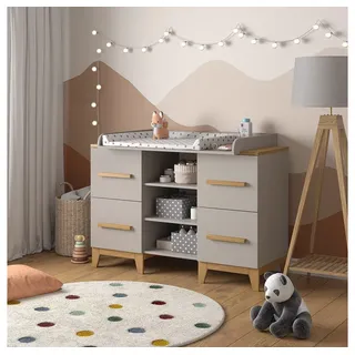 VitaliSpa Malia, Cashmere-Eiche, 133 x 108 cm XL mit 4 Schubladen