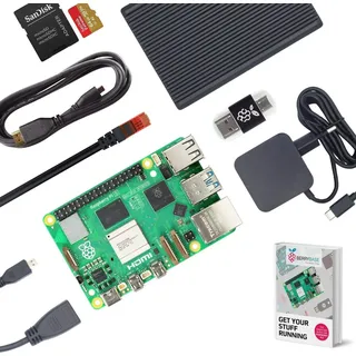 BerryBase Raspberry Pi 5 4GB, Passive Cooler Starter Kit