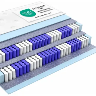 Matratze 180x200cm Terra Med Box2 33cm hoch Boxspring Härtegrad 3