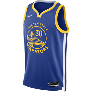 Nike Golden State Warriors Icon Edition 2022/23 Dri-FIT NBA Swingman Trikot Herren Rush Blue XL