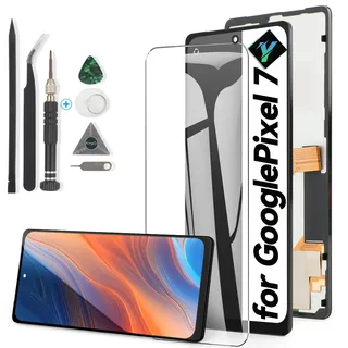 YWLRONG Ersatzdisplay für Google Pixel 7 GVU6C GQML3 GO3Z5 inkl. Display für Pixel 7 LCD Display Touchscreen Digitizer Montage Ersatz mit Werkzeugen
