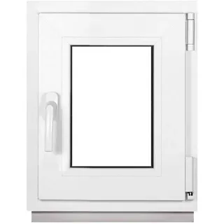 Kellerfenster Fenster Kunststoff - 2 fach 400 x 500 Verglasung - Dreh Kipp - Premium