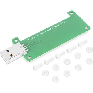 BerryBase Raspberry Pi Zero USB Addon Board V1.1, USB-A, GPIO Modul, Ethernet over USB