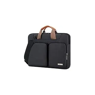 Lacdo 360° Rundumschutz Laptoptasche Hülle für 15 Zoll Neu MacBook Air M5/A3448 2026, M4 A3241 2025/M3 A3114/M2 A2941 2024-2023, 15 Zoll MacBook Pro A1990 A1707, Dell XPS 15 Plus 2022-2020, Schwarz
