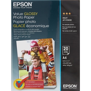 Epson Fotopapier C13S400035 DIN A4 hochglänzend 183 g/qm 20 Blatt