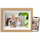 BRAUN digitaler Bilderrahmen, DigiFrame 10W WiFi Buche