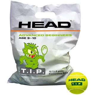 Head Tip 72 Tennisbälle ,Grün