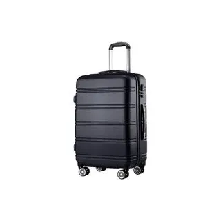 Hartschalenkoffer schwarz Kunststoff B/H/L: ca. 37x57x23 cm - Schwarz