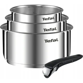Tefal Ingenio Emotion Kochgeschirr-Set 4-teilig L8964S44 - Silber