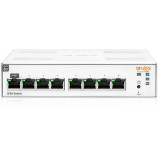 HP HPE Aruba Instant On 1830 8G 8xGBit JL810A 8 Ports), Netzwerk Switch