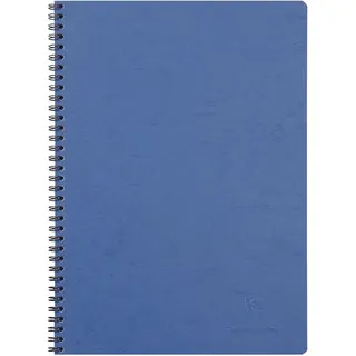 Clairefontaine 781424C Spiralbuch (DIN A4, 21 x 29,7 cm, Age Bag kariert, 50 Blatt) 1 Stück blau
