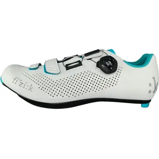 FIZIK R4 W Carbon Gr. 42 SPD SL Weiß Emerald Green Damen Schuhe BOA Rennrad NEU