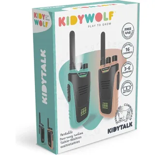KIDYWOLF - Walkie-Talkies mit Taschenlampe hellblau/rosa