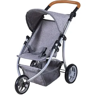 Knorrtoys Knorrtoys® Puppenbuggy »Lio - Stone Brown«, grau