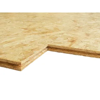 OSB Platten 12 mm, OSB 3, DIN EN 300, SUPERFINISH, 4-seitig Nut + Feder, formaldehydfrei verleimt
