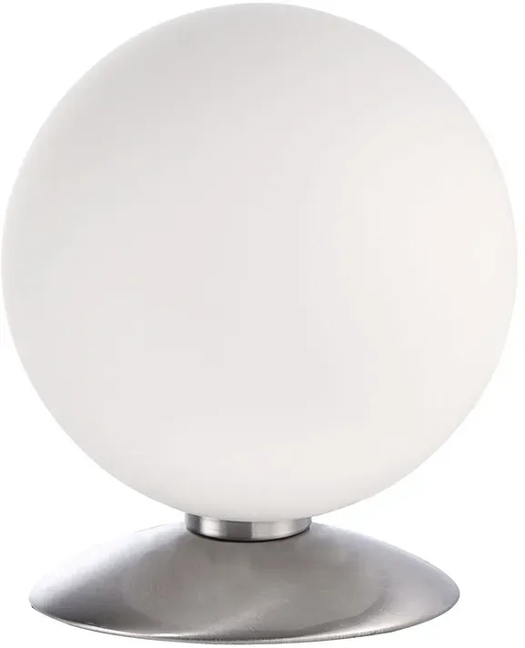 LED-Kugelleuchte, Tischleuchte, warmweißer Lichtfarbe, Touchdimmer, blendfrei