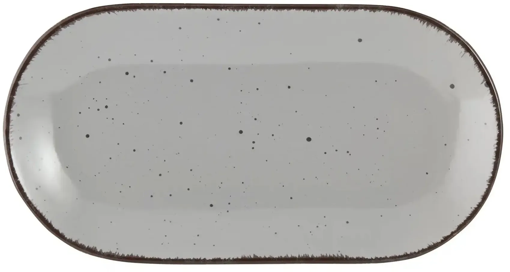 Peill+Putzler Servierplatte 25 x 13 cm  Siena , grau , Steinzeug/Steingut , Maße (cm): B: 13