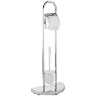 Wenko WC-Garnitur Raumwunder silber Metall, 1 St.