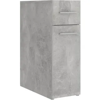 vidaXL Apothekerschrank Betongrau 20 x 45,5 x 60 cm Grau